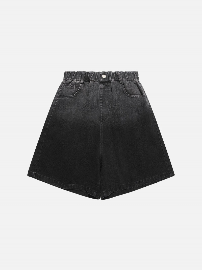 Short Aelfric Eden Gradient Effect Washed Cafe | JFJ-29541068